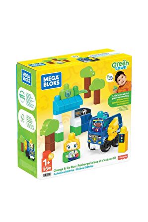 Mego Blocks Doğa Dostu Otobüs Seti HDX90 Lisanslı Ürün