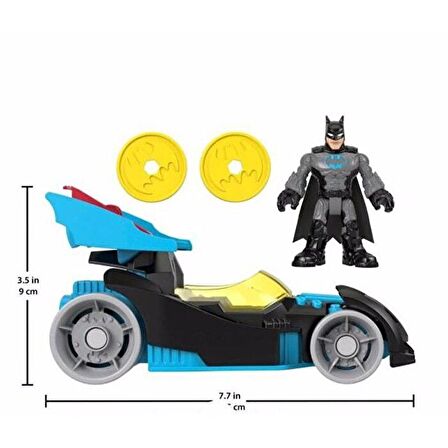 Imaginext Bat-Tech Yarış Batmobil Araç M5649 Lisanslı Ürün