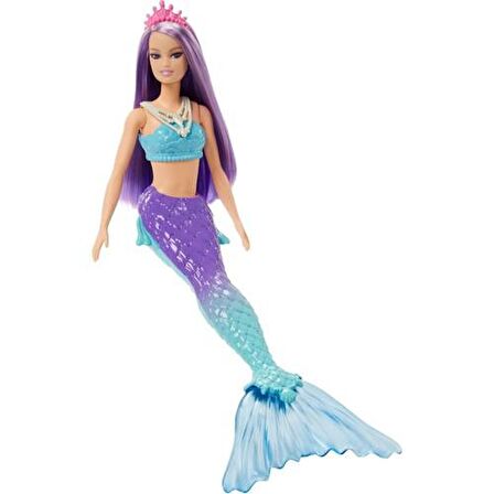 Barbie Dreamtopia Denizkızı -Mor HGR10 HGR08 Lisanslı Ürün