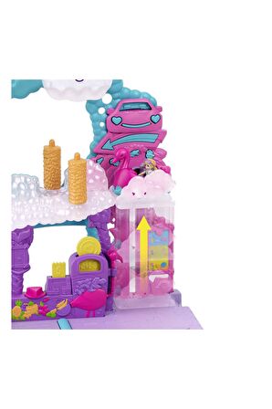 HHJ05 Polly Pocket Flamingo Araba Su Eğlencesi Seti