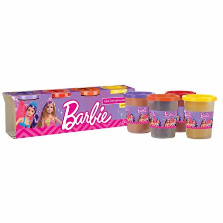 HHJ32 Barbie Simli Oyun Hamuru 4X100 Gr