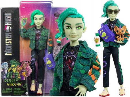 Monster High Ana Karakter Bebebekler-Deuce HHK56