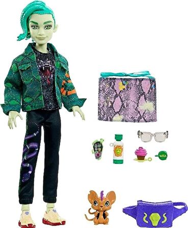 Monster High Ana Karakter Bebebekler-Deuce HHK56