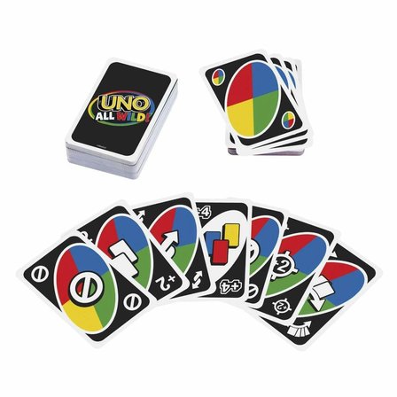 UNO All Wild Kart Oyunu - Tamamı Joker Kartlı Eğlenceli Aile Oyunu