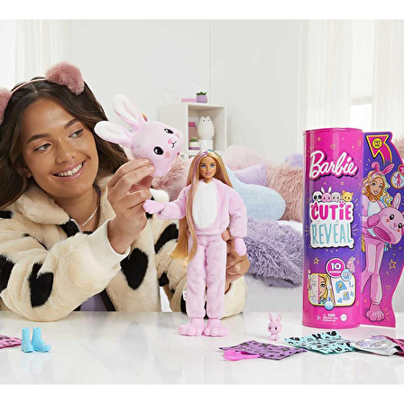 Barbie Cutie Reveal Bebekler HHG18 - Tavşan