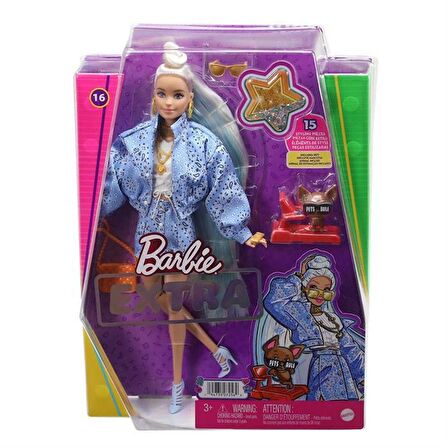 Barbie Extra Mavi Takımlı Bebek HHN08