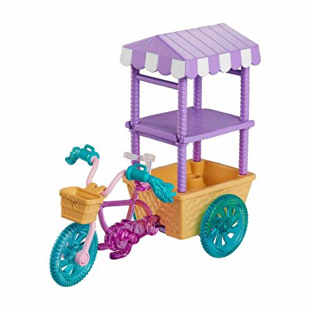 HHX76 Polly Pocket Bisiklet Dolusu Moda Oyun Seti
