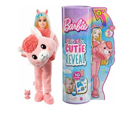 Barbie Cutie Reveal Bebek -Lama HJL56 S2 HJL60 Lisanslı Ürün