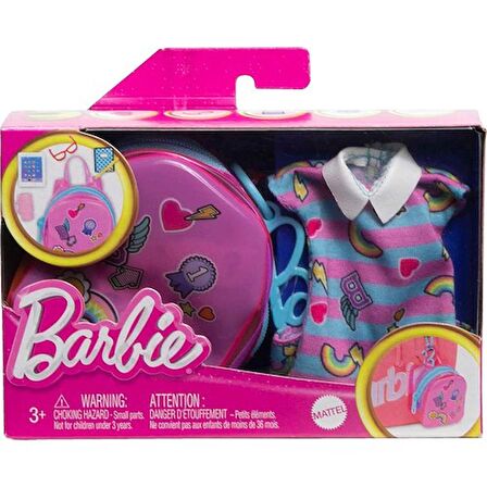 Barbie'nin Mini Çanta Aksesuarı HJT41 HJT44 Lisanslı Ürün