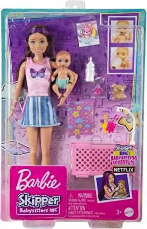 Barbie Bebek Bakıcısı Bebeği ve Aksesuarları FHY97 - HJY33