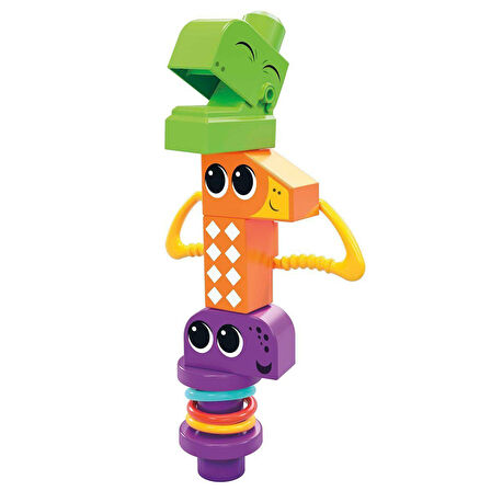 HKN43 Mega Bloks Sesli ve Hareketli Dinozorlar 24 parça +1 yaş