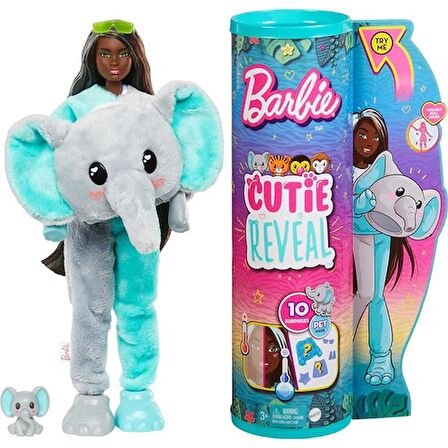 Barbie Cutie Reveal Bebek Fil HKP97 HKP98 Lisanslı Ürün