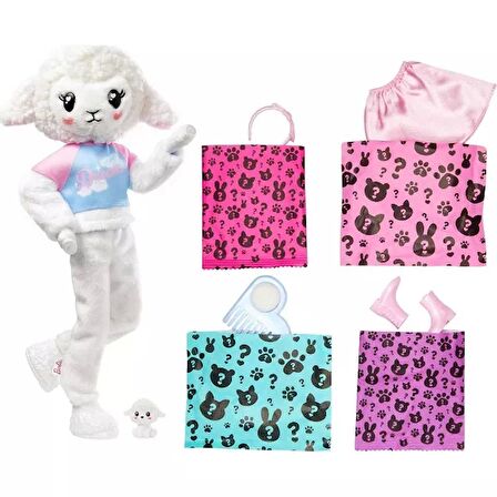 Barbie Cutie Reveal Cozy Cute Tees Serisi Kuzu Bebek