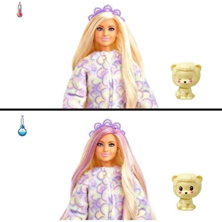 Barbie Cutie Reveal Cozy Cute Tees Serisi Aslan Bebek