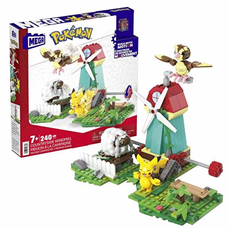 HKT21 MEGA Pokemon - Yel Değirmeni Kasabası Seti - Mattel