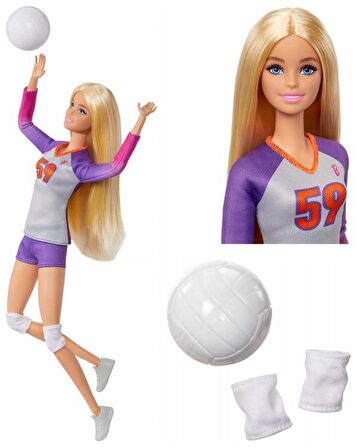 Barbie Sporcu Bebek Voleybolcu HKT72