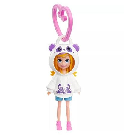 Polly Pocket Kapüşonlu Bebek -Panda HKV98 HKW00 Lisanslı Ürün