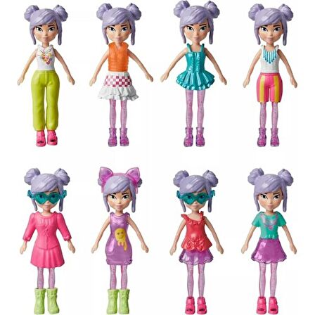 Polly Pocket Farklı Kombin Eğlencesi HKV88 HKV94 Lisanslı Ürün