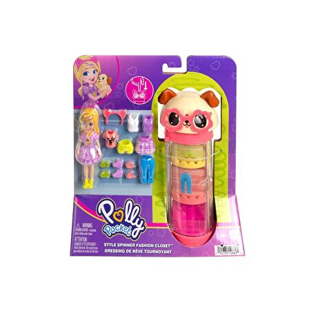 Polly Pocket - Style Spinner Moda Dolabı Köpek