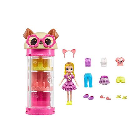 HKW04 Polly Pocket Moda Eğlencesi Oyun Setleri-Mattel