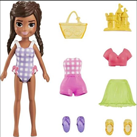 Polly Pocket Moda Aksesuarları -Kahverengi  HNF50 HKV86 Lisanslı Ürün