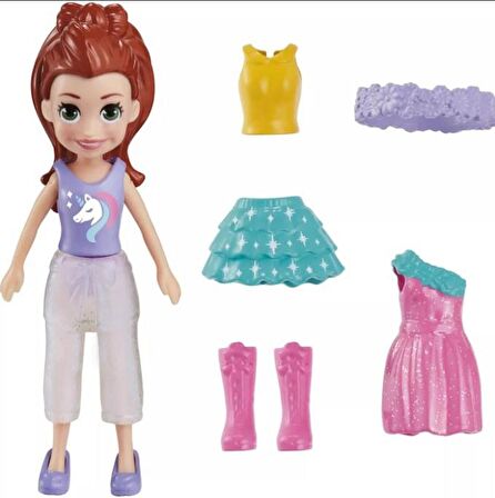 Polly Pocket Moda Aksesuarları -Kızıl HNF50 HKV82 Lisanslı Ürün