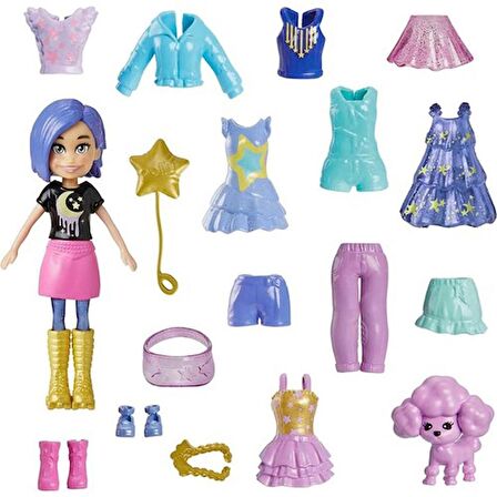 Polly Pocket Farklı Kombin Eğlencesi HKV88 HKV93 Lisanslı Ürün