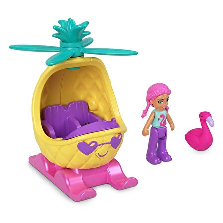 Polly Pocket'ın Muhteşem Araçları Oyun Setleri HKV55-HKV61