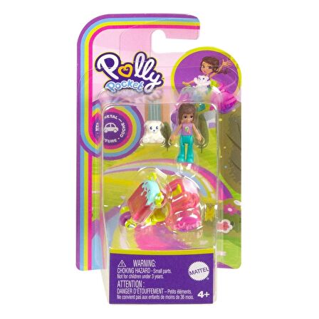 Polly Pocket'ın Muhteşem Araçları Oyun Setleri HKV55-HKV59