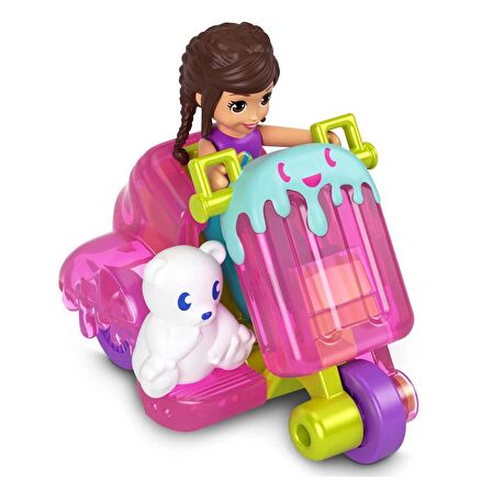 Polly Pocket'ın Muhteşem Araçları Oyun Setleri HKV55-HKV59