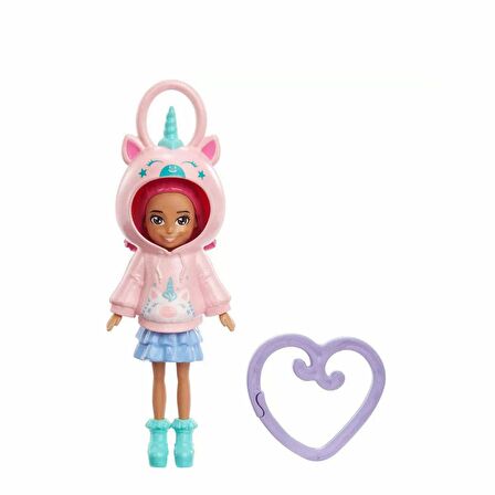 HKV98 Polly Pocket Kapüşonlu Bebekler