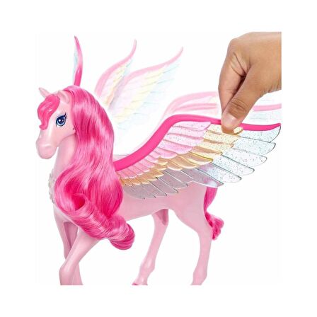 Barbie Sesli ve Işıklı Magic Pegasus HLC40 Lisanslı Ürün