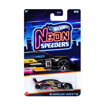 Hot Wheels Neon Yarışçılar HLH72 - 16 CADILLAC ATS-V R HRW82