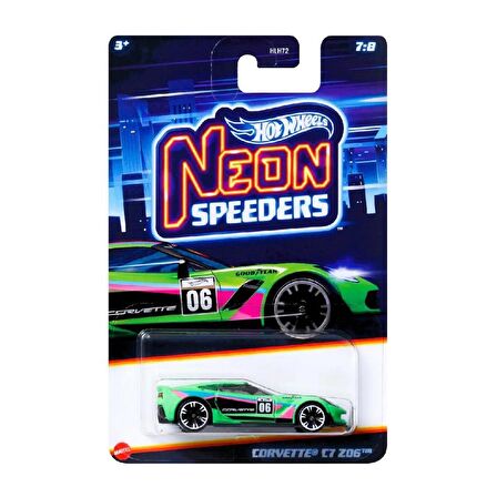 Hot Wheels Neon Yarışçılar HLH72 - CORVETTE C7 Z06 HRW81