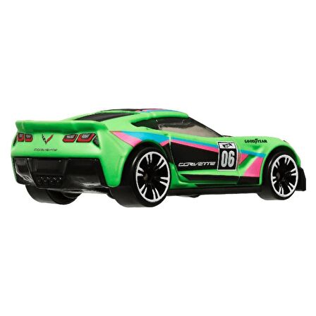 Hot Wheels Neon Yarışçılar HLH72 - CORVETTE C7 Z06 HRW81