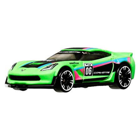 Hot Wheels Neon Yarışçılar HLH72 - CORVETTE C7 Z06 HRW81