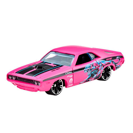 Hot Wheels Neon Yarışçılar HLH72 - 70 DODGE HEMI CHALLENGER JBY98