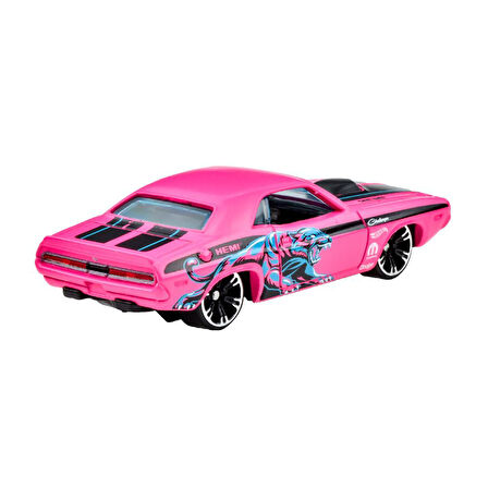 Hot Wheels Neon Yarışçılar HLH72 - 70 DODGE HEMI CHALLENGER JBY98
