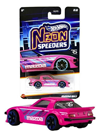 Hot Wheels Neon Yarışçılar  - MAZDA RX-7 JBC01
