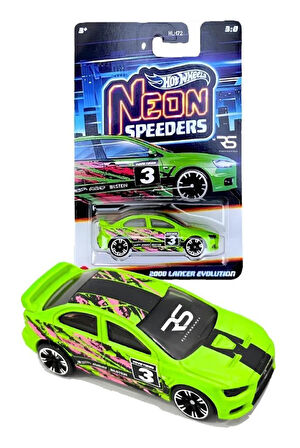 Hot Wheels Neon Yarışçılar  - 2008 LANCER EVOLUTION JCB02