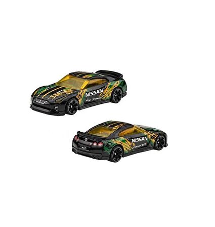 Hot Wheels Neon Speeders 3:8 Black 2017 Nissan GT-R (R35)