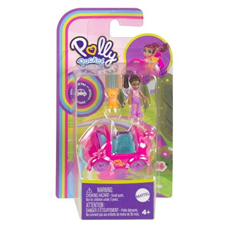 Polly Pocket'ın Muhteşem Araçları Oyun Setleri HKV55-HMJ80