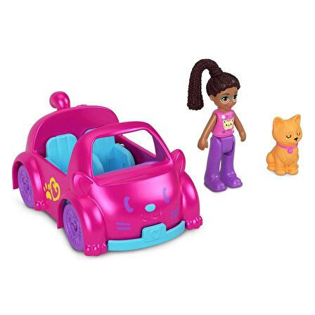 Polly Pocket'ın Muhteşem Araçları Oyun Setleri HKV55-HMJ80