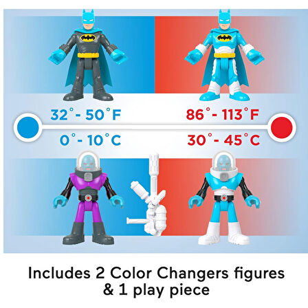 Imaginext DC Super FriendsColor Changers Temel Figür Seti HMX60-HMX59