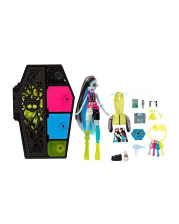 Monster High Neon Frights Bebek Frankie Stein HNF79