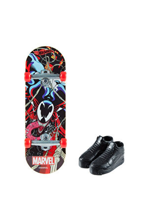 Hot Wheels Skate Parmak Kaykay ve Ayakkabı Paketleri Venom