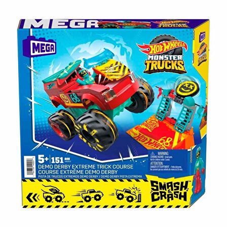 HNG53 MEGA Hot Wheels® Smash N Crash Demo Derby Extreme Çarpışma Seti