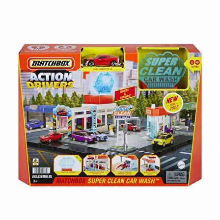 Matchbox Aksiyon Sürücüleri Süper Oto Yıkama Oyun Seti HNJ54 