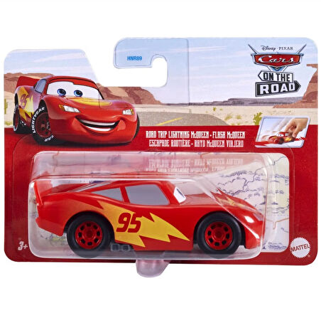 Mattel Cars Çek-Bırak Araba ROAD TRIP LIGHTNİNG McQUEEN HGL51-HNR89