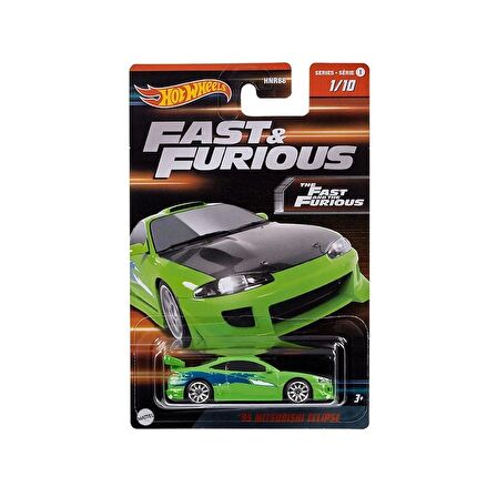 Hotwheels Hot Wheels Fast &amp; Furious Temalı Arabalar HNR88 - '95 Mitsubishi Eclipse